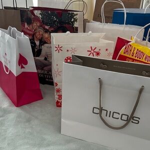 Bundle of 16 Assorted Shopping Bags